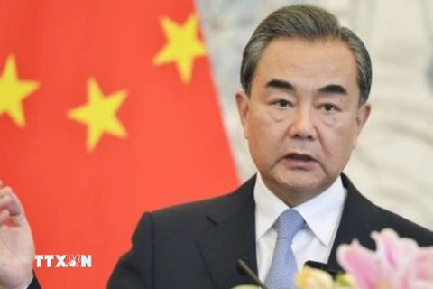 Bộ trưởng Ngoại giao Trung Quốc Vương Nghị. (Nguồn: Kyodo/TTXVN)