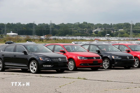 Số xe Volkswagen được thu hồi tại thị trường Mỹ. (Nguồn: AFP/TTXVN)