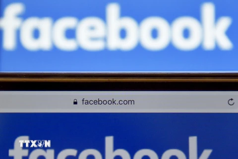 Biểu tượng của Facebook. (Nguồn: AFP/TTXVN)