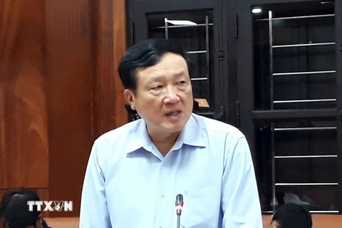 Ông Nguyễn Hòa Bình, Bí thư Trung ương Đảng, Chánh án Tòa án Nhân dân Tối cao. (Ảnh: Tường Vi/TTXVN)