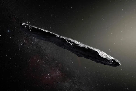 Vật thể có hình dạng giống điếu xì gà khổng lồ được phát hiện trong không gian . (Nguồn: AFP/Getty Images)