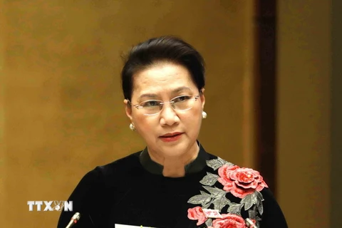Chủ tịch Quốc hội Nguyễn Thị Kim Ngân. (Ảnh: Phương Hoa/TTXVN)