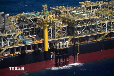 Toàn cảnh cơ sở lọc dầu ở Itaguai, cách Rio de Janeiro, Brazil khoảng 240km ngày 10/11. (Nguồn: AFP/ TTXVN)