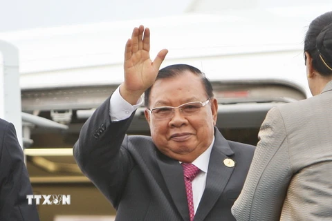 Tổng Bí thư, Chủ tịch Lào Bounnhang Vorachith. (Ảnh: TTXVN)