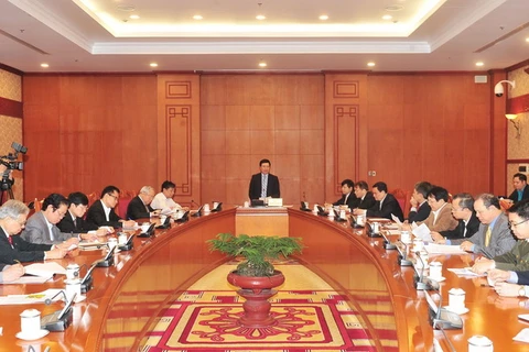 Phó Thủ tướng, Bộ trưởng Bộ Ngoại giao Phạm Bình Minh phát biểu. (Ảnh: Nguyễn Khang/TTXVN)
