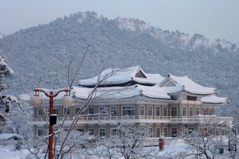 Khu du lịch chung tại núi Kumgang ngày 21/2/2014. (Nguồn: AFP/TTXVN)