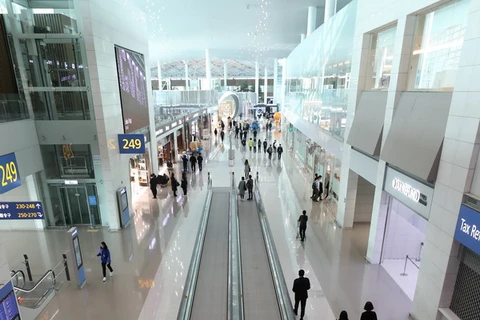 Nhà ga thứ hai của sân bay Incheon trong ngày khánh thành 18/1. (Nguồn: YONHAP/TTXVN)