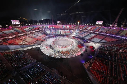 Quang cảnh lễ bế mạc Olympic Pyeongchang 2018. (Nguồn: Reuters)