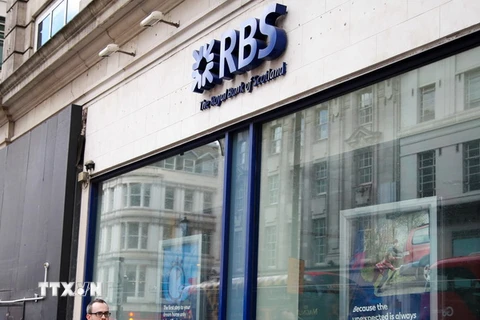 Một chi nhánh của RBS. (Nguồn: The Guardian/ TTXVN)