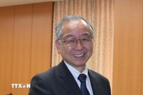 Chủ tịch Ủy ban Kiểm toán Nhà nước Nhật Bản Teruhiko Kawato. (Ảnh: Nguyễn Thị Tuyến/TTXVN)