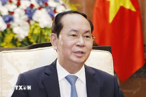 Chủ tịch nước Trần Đại Quang. (Ảnh: Lâm Khánh/TTXVN)