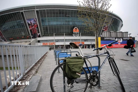 Sân vận động Donbass ở Donetsk. (Nguồn: AFP/TTXVN)