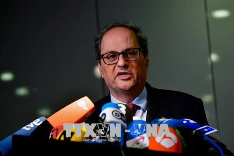 Thủ hiến Catalonia Quim Torra. (Nguồn: AFP/TTXVN)