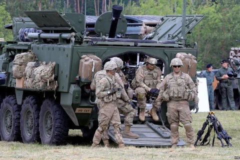 Cuộc tập trận Saber Strike 2017. (Nguồn: Reuters)