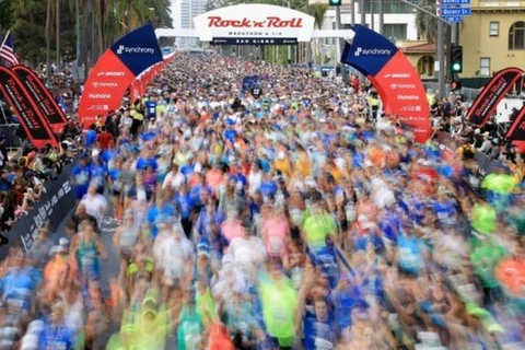 Cuộc chạy marathon mang tên "Rock 'n' Roll". (Nguồn: Getty Images)