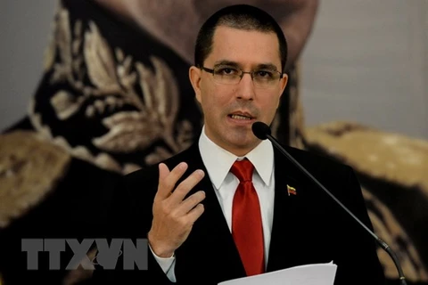 Ngoại trưởng Venezuela Jorge Arreaza (Nguồn: AFP/TTXVN)