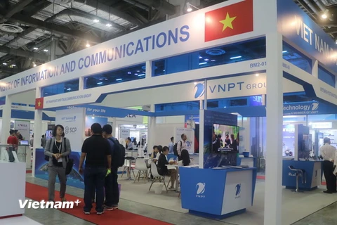 Khu trưng bày quốc gia Việt Nam (Viet Nam Pavilion). (Ảnh: Mỹ Bình/Vietnam+)