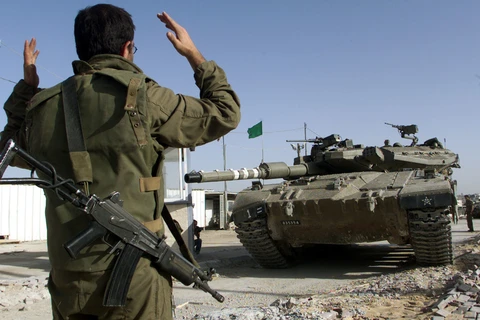 Xe tăng Merkava của quân đội Israel. (Ảnh minh họa: RT)