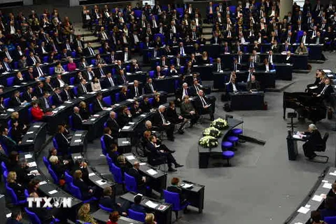 Toàn cảnh phiên họp Quốc hội Đức tại Berlin ngày 31/1. (Nguồn: AFP/TTXVN)