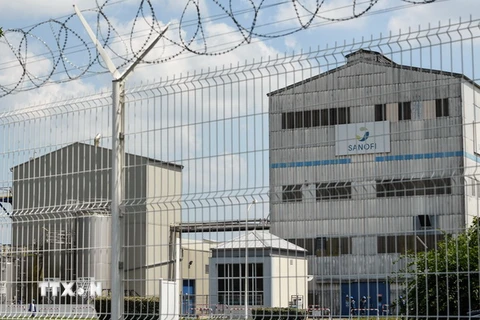 Nhà máy của Sanofi ở Mourenx, tây nam nước Pháp ngày 9/7. (Ảnh: AFP/TTXVN)
