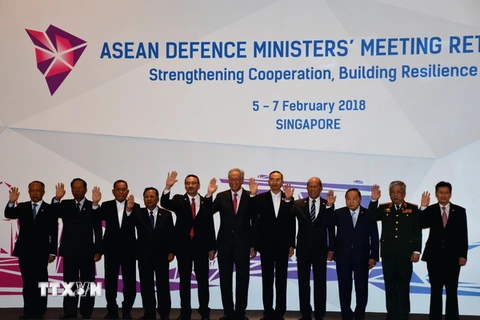 Thượng tướng Nguyễn Chí Vịnh dự Hội nghị hẹp Bộ trưởng quốc phòng ASEAN tháng 2/2018. (Ảnh minh họa: Việt Dũng/TTXVN)