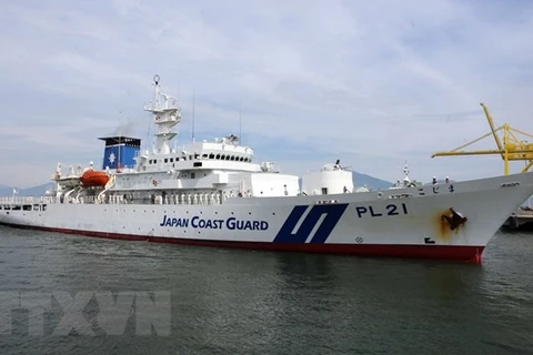 [Video] Tàu huấn luyện Kojima của Nhật Bản cập cảng Tiên Sa