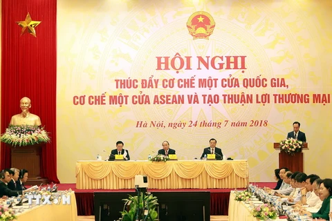 Quang cảnh hội nghị. (Ảnh: Hoàng Hùng/TTXVN)