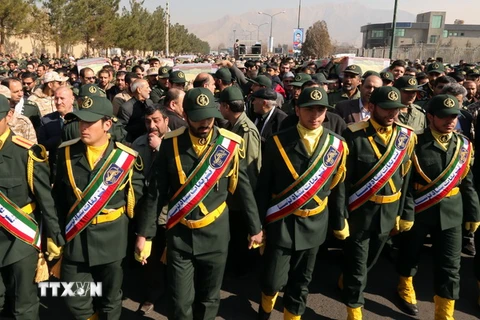 Lực lượng Vệ binh Cách mạng Hồi giáo Iran. (Nguồn: AFP/TTXVN)