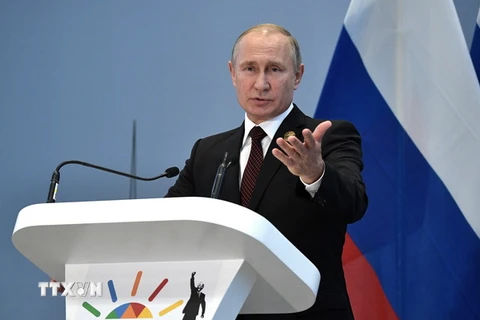 Tổng thống Nga Vladimir Putin. (Nguồn: EFE-EPA/ TTXVN)