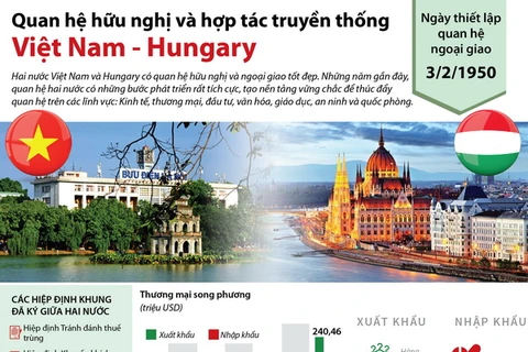 Những điểm nhấn quan trọng trong quan hệ Việt Nam-Hungary
