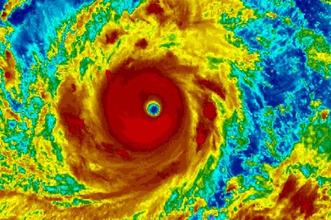 Siêu bão Mangkhut. (Nguồn: CNN)