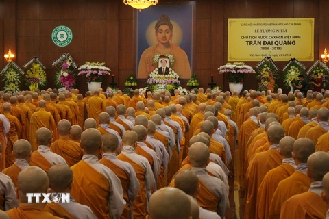 Ngày 23/9, tại Việt Nam Quốc Tự ở Thành phố Hồ Chí Minh, Giáo hội Phật giáo Việt Nam Thành phố Hồ Chí Minh tổ chức Lễ tưởng niệm Chủ tịch nước Trần Đại Quang. 