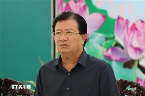 Phó Thủ tướng Trịnh Đình Dũng. (Ảnh: Chương Đài/TTXVN)