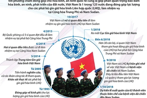 Đóng góp của Việt Nam cho lực lượng gìn giữ hòa bình LHQ