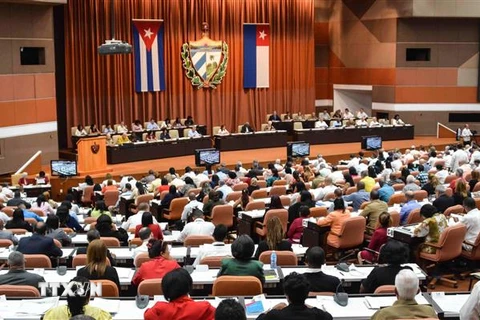 Toàn cảnh phiên họp Quốc hội Cuba ở thủ đô La Habana ngày 2/6/2018. (Ảnh: AFP/TTXVN)