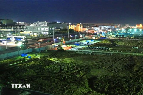 Một góc nhà máy của Công ty TNHH Samsung Electronics Việt Nam Thái Nguyên. (Ảnh minh họa: Ngọc Hà/TTXVN)