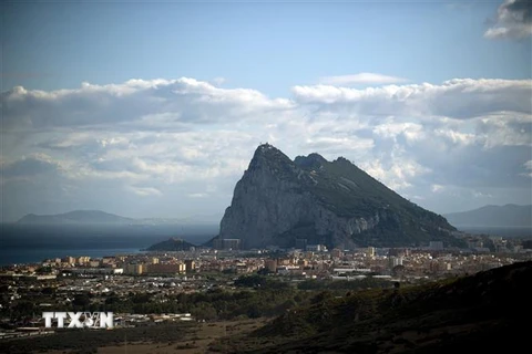 Quần đảo Gibraltar gần thành phố Cadiz, Tây Ban Nha ngày 16/10/2018. (Ảnh: AFP/ TTXVN)