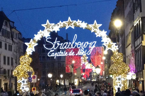 Khu chợ Giáng sinh tại Strasbourg vốn là một địa điểm du lịch nổi tiếng, thu hút hàng trăm nghìn lượt du khách mỗi năm. . (Nguồn: Toronto.citynews.ca)
