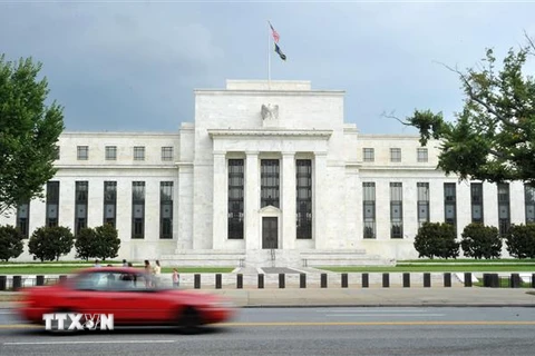 Trụ sở Cục Dự trữ Liên bang Mỹ (Fed) tại Washington, DC. (Ảnh: AFP/ TTXVN)