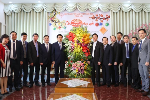 Chủ tịch UBND thành phố Hà Nội chúc Tết Tổng hội thánh Tin lành