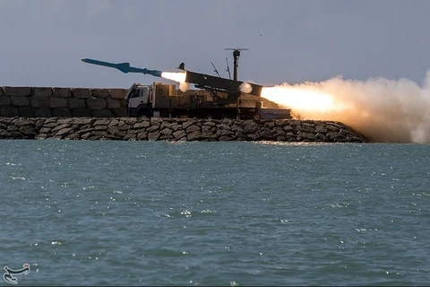 Một vụ thử tên lửa của Iran. (Nguồn: defence.pk)
