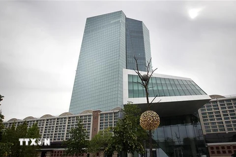 Trụ sở Ngân hàng Trung ương châu Âu (ECB) tại Frankfurt am Main (Đức) ngày 13/9/2018. (Ảnh: AFP/ TTXVN)