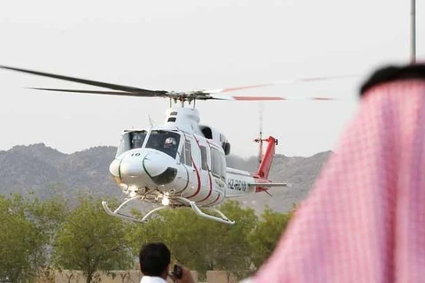 Dịch vụ vận chuyển bằng máy bay trực thăng vừa mới ra đời ở Saudi Arabia được kỳ vọng sẽ giúp ngành công nghiệp không khói của nước này cất cánh. (Nguồn: arabnews.com)