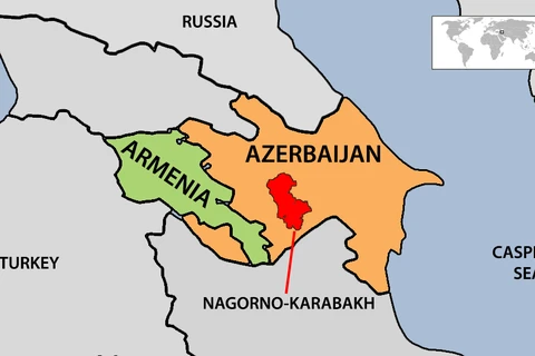 Khu vực tranh chấp Nagorno-Karabakh. (Nguồn: Foreign Brief)