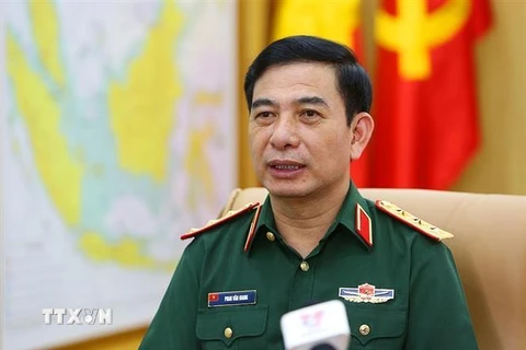 Thượng tướng Phan Văn Giang. (Ảnh: Dương Giang/TTXVN)