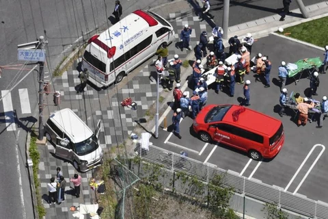 Hiện trường vụ tai nạn. (Nguồn: japantimes.co.jp)