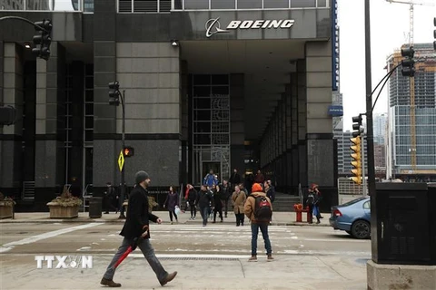 Trụ sở Boeing tại Chicago, Mỹ, ngày 13/3/2019. (Ảnh: THX/ TTXVN)