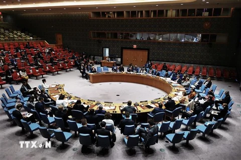 Toàn cảnh phiên họp Hội đồng Bảo an Liên hợp quốc ở New York, Mỹ ngày 28/5/2019. (Ảnh: THX/TTXVN)