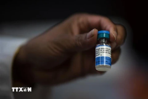 Vắcxin phòng sởi, quai bị, rubella, ngày 5/4/2019. (Ảnh: AFP/ TTXVN)