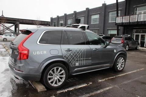 Mẫu xe tự lái của Uber. (Nguồn: geekwire.com)